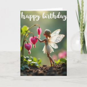 Carte d'anniversaire Jardin Enchanté