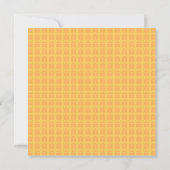 Carte d'anniversaire jaune minimaliste avec gâteau (Dos)