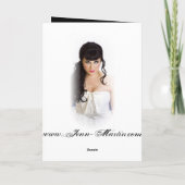 Carte d'anniversaire Jenn Martin (bikini noir) (Dos)