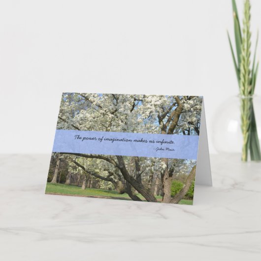 Carte d'anniversaire John Muir (Devant)