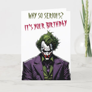 carte d'anniversaire joker