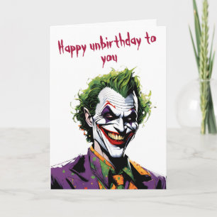 carte d'anniversaire joker