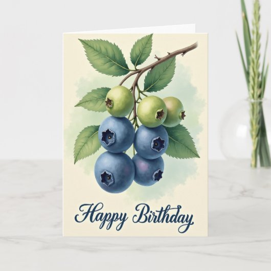 Carte d'anniversaire Jolie Baie (Devant)