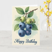 Carte d'anniversaire Jolie Baie (Fleur jaune)