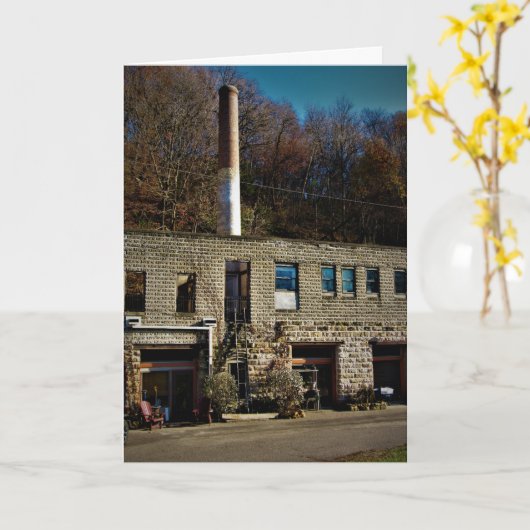 Carte d'anniversaire "Jordan Brewery Complex" (Fleur jaune)