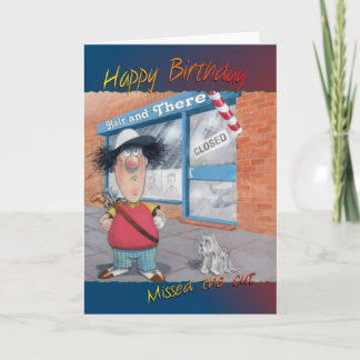 Carte d'anniversaire jouante au golf