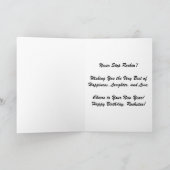 Carte d'anniversaire "Jouez le morceau" (Intérieur)