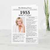 Carte d'anniversaire Journal 1955 (Devant)