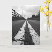 Carte d'anniversaire Journey Open Road (Fleur jaune)