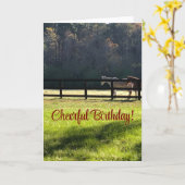 Carte d'anniversaire joyeuse (Fleur jaune)