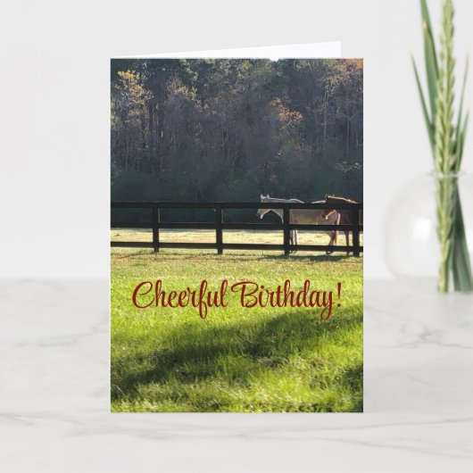 Carte d'anniversaire joyeuse (Devant)