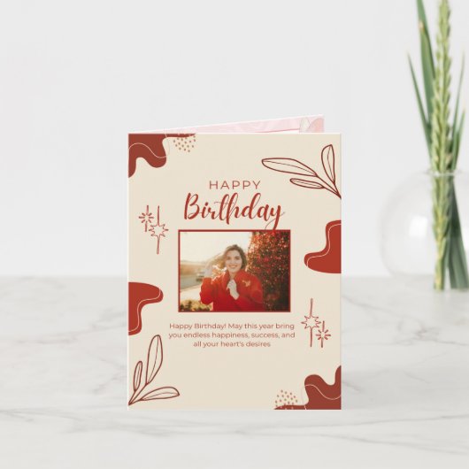 carte d'anniversaire joyeuse (Devant)