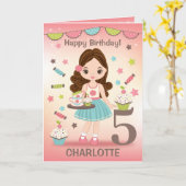 Carte d'anniversaire joyeuse | Ajouter un âge (Fleur jaune)