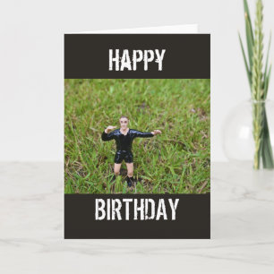 Carte d'anniversaire joyeuse de l'arbitre