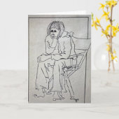 Carte d'anniversaire joyeuse de soeur espagnole (Fleur jaune)