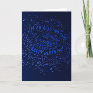 Carte d'anniversaire joyeuse espace sentimental