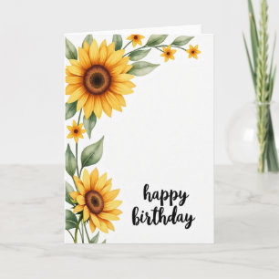 Carte d'anniversaire joyeuse et radieuse