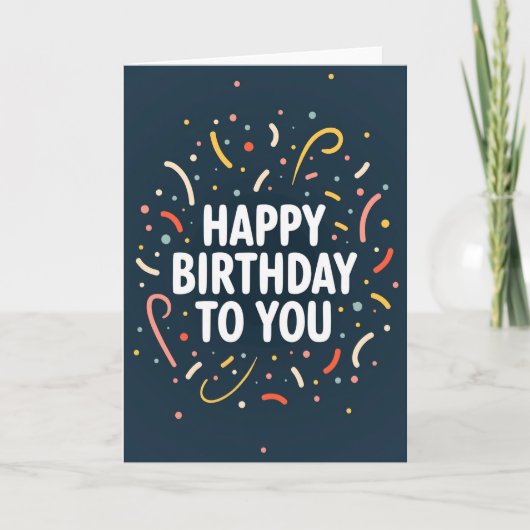 Carte d'anniversaire Joyeuse Giclée (Devant)