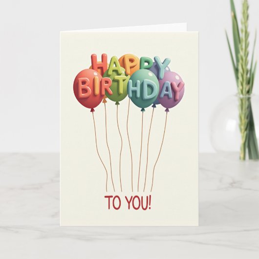 Carte d'anniversaire Joyeuse Orb (Devant)