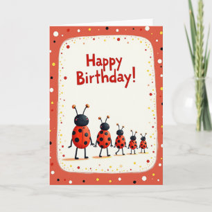 Carte d'anniversaire Joyeuse Parade de Bugs