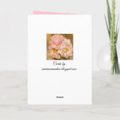 Carte d'anniversaire joyeuse personnalisée avec pi (Dos)