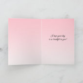 Carte d'anniversaire joyeuse personnalisée avec pi (Intérieur)