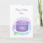Carte d'anniversaire joyeuse personnalisée pour so (Devant)