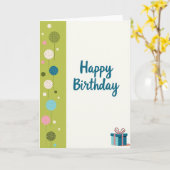 Carte d'anniversaire Joyeuse Pissenlit (Fleur jaune)