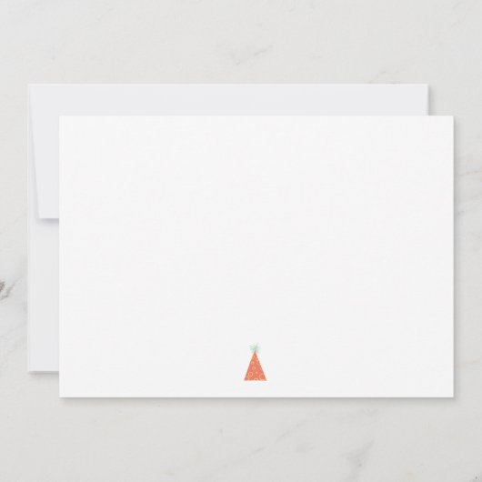 Carte d'anniversaire joyeuse pour enfants (Dos)