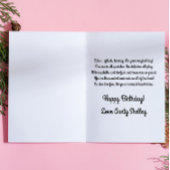 Carte d'anniversaire joyeuse pour sirène personnal