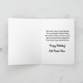 Carte d'anniversaire joyeuse pour sirène personnal (Intérieur)