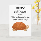 CARTE D'ANNIVERSAIRE JOYEUX (Fleur jaune)