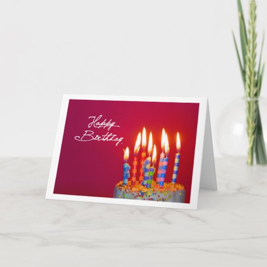 Carte d'anniversaire joyeux (Devant)