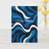 Carte d'anniversaire joyeux (Fleur jaune)