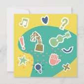 carte d'anniversaire 'joyeux anniversaire' (Devant)