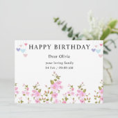 Carte d'anniversaire Joyeux Anniversaire (Debout devant)