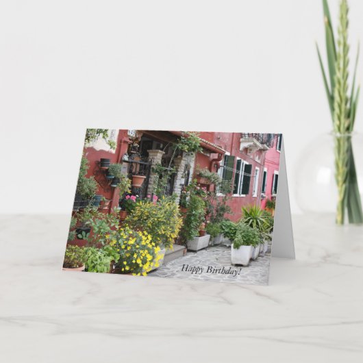 Carte d'anniversaire Joyeux Anniversaire (Devant)