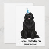 Carte d'anniversaire "Joyeux Anniversaire à Toiiii (Devant / Derrière)