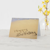 Carte d'anniversaire : Joyeux Anniversaire sur la (Fleur jaune)