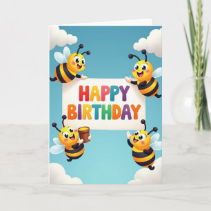 Carte d'anniversaire Joyeux Bug
