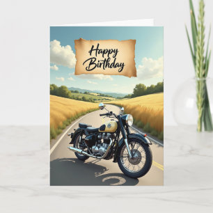 Carte d'anniversaire Joyeux pour un road trip