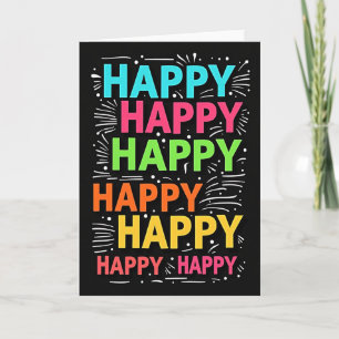 Carte d'anniversaire Joyful Spectrum