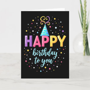 Carte d'anniversaire jubilatoire