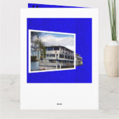 Carte d'anniversaire Jumbo Paddle Steamer, (Dos)