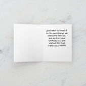 CARTE D'ANNIVERSAIRE **JUMEAUX** TWEETING (Intérieur)