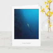 Carte d'anniversaire jumelle de poissons de (Fleur jaune)