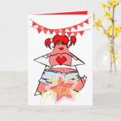 Carte d'anniversaire K-pop (Fleur jaune)