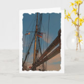 Carte d'anniversaire Ketch Falie Pt Adelaide (Fleur jaune)