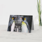 Carte d'anniversaire King Penguins (Devant)