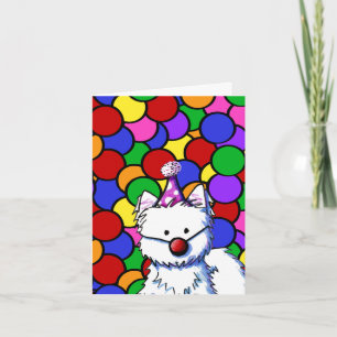 Carte d'anniversaire KiniArt Westie